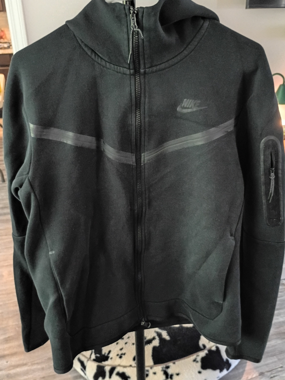 Nike Black Full-Zip Hooded Jacket